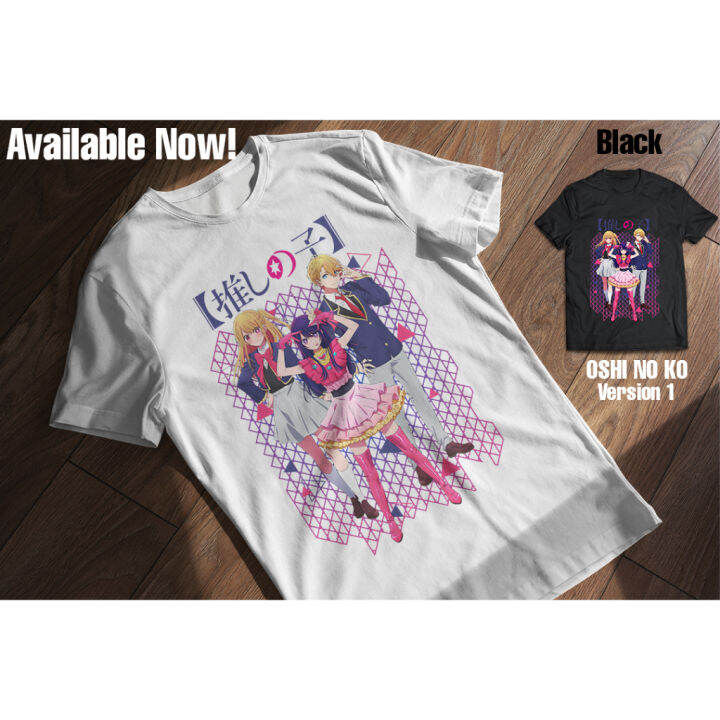 new-oshi-no-ko-anime-tshirt-short-sleeve-top-cosplay-ai-hoshino-ruby-hoshino-harajuku-shirt-fashion-casual-plus-size-tee-เสื้อยืดลำลองฤดูร้อน-s-5xl