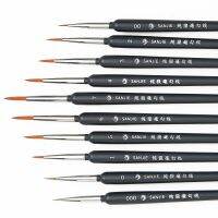 10 Pcs/set Miniature Hook Line Pen Art Painting Brushes Oil Paint Brush Gouache Watercolor Artists Artist Hand Painted Supplies Artist Brushes Tools