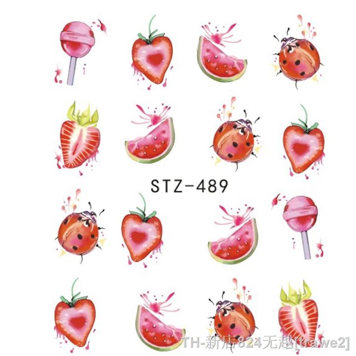 lz-1sheet-fruit-lollipop-ladybug-nail-art-stickers-water-transfer-nail-tips-decals-charm-diy-designs-manicure-decoration-bestz489