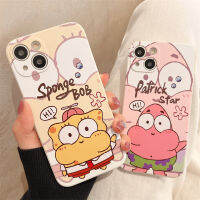 เคสซิลิโคนนิ่มลายการ์ตูนน่ารักขอบสี่เหลี่ยมแสงดาวสำหรับ iPhone 14 13 12 11 Pro Max Mini XS XR X 8 7 6S Plus + SE 2020เคสโทรศัพท์กันกระแทกพร้อมคลุมทั้งหมดเลนส์ป้องกันกล้องขายดี