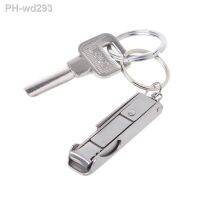 New High Quality 2 in 1 Nail Clipper Bottle Opener EDC Pocket Tool Nail File Keychain For Travel