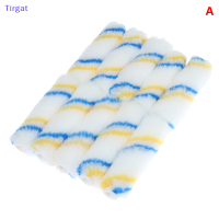 ?【Lowest price】Tirgat 10pcs 4 inch CRAFT Paint Foam Roller ตกแต่งมุมลูกกลิ้งแปรงลูกกลิ้ง