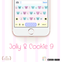 Jolly &amp; Cookie 9 Keyboard Theme⎮(E-Voucher) for Pastel Keyboard App