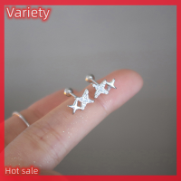 Variety ✨Hot Sale✨ ต่างหูดาว1คู่สำหรับผู้หญิงหูเล็บกระดูกอ่อนต่างหูเกลียวสตั๊ดเครื่องประดับร่างกายของขวัญเครื่องประดับ