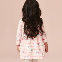 【cw】2022 Spring and Autumn Childrens Dress Cute Printed Pattern Girls Long Sleeve Girls Skirts Dropshipping 【hot】