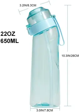 Blue) Air Up Water Bottle taste pod 650ml Fruit Flavored on OnBuy