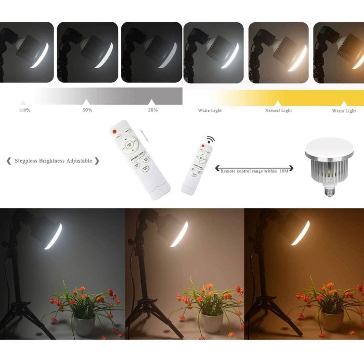 ์np-จัดส่งฟรี-e27-150w-3200k-5500k-bi-color-dimmable-led-energy-saving-light-bulb-for-photo-and-veo-studio-lighting