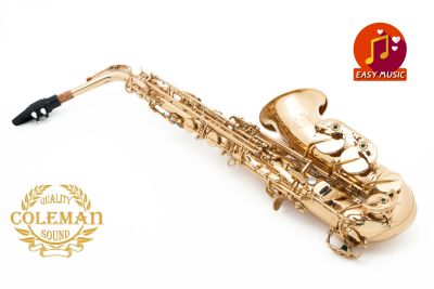 แซกโซโฟน Saxophone Alto Coleman CL-330A Gold Lacquered