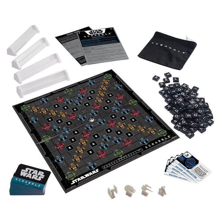 Mattel Games Scrabble Star Wars Board Game for Children Ages 10 and ...