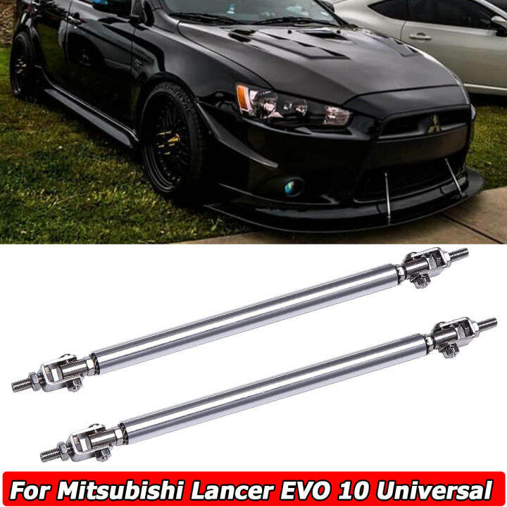 Universal Fit Front Bumper Lip Splitter Strut Rod Tie sokongan Lift Bar