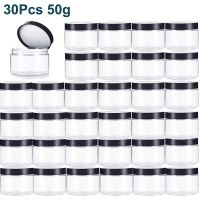 【YF】✇  30Pcs/pack 50g Plastic Cosmetics Jar Makeup Face Bottle Pot Refillable Bottles