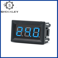 Shockley มิเตอร์วัดกระแสไฟ2สาย0.56นิ้ว DC 5-130V เครื่องวัดแรงดันไฟฟ้าแบบดิจิตอลรถรถยนต์,รถจักรยานยนต์ไฟฟ้าเครื่องวัดแรงดันไฟฟ้าแบบดิจิตอล Shell