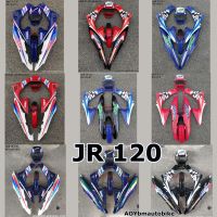 ชุดสี YAMAHA JR 120 ฟรีค่าส่ง เจอาร์ มีแบบติดลาย/ไม่รวมลาย ( ไม่รวมอกไก่/ชิ้นดำด้าน ) แฟริ่ง เปลือก ABS เฟรม รถ กาบ กรอบ ไฟเบอร์ ABS