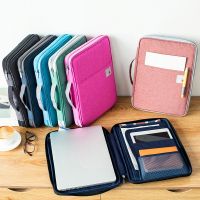 Colorful Multi-functional A4 Document Bags Filing Portable Waterproof Oxford Cloth Storage Bag for Notebook Computer file folder Note Books Pads