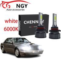 New ชุดหลอดไฟหน้า 6000K 80W 12V-24V สีขาว สําหรับ W124 E Class 1993-1995 2 ชิ้น