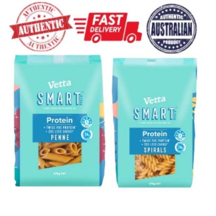 Vetta Smart Pasta Penne and Spirals (24g of Protein) Lazada PH