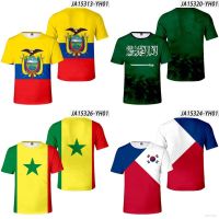 World Cup Arab South Korean Senegal Ecuador Fans Casual Sports T-shirt Short Sleeve a