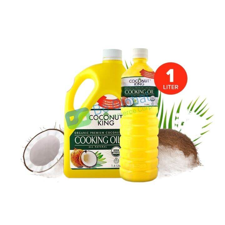 Coconut King Buy 1.6L Premium Organic Cooking Oil and GET 1L Lazada PH