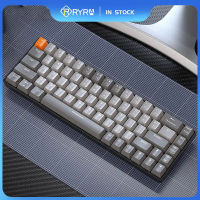 RYRA Bluetooth Mechanical Keyboard 2.4G คีย์บอร์ดเกมไร้สายคีย์บอร์ด Red Blue Switch Hot Swappable 68 Keys Mac Windows