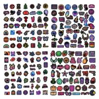 Stickers Waterproof Kids Funny Stylish and Chic Graffiti Decals Waterproof 50PCS Cartoon Stickers Decals for Skateboard Scrapbooks Car Laptop Luggage Phones custody