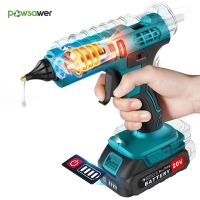 Electric Hot Glue Gun Hot Silicone Gun DIY Power Tool for Makita with 12 Glue Sticks 20V Battery Charger for Handmade Repair