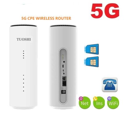 5G เราเตอร์ Wifi 5G Dual SIM WiFi6 1800Mbps Fast and Stable