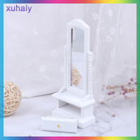 xuhaiy 1:12 dollhouse Miniature Full-Length Dressing Mirror รุ่น Doll House Decor