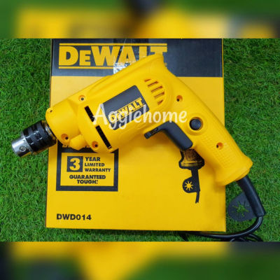 🇹🇭 DEWALT 🇹🇭 สว่านไฟฟ้า 10 มม. รุ่น DWD014 กำลัง 550วัตต์  2800รอบ/นาที สว่าน เจาะไม้ เจาะปูน ไฟฟ้า จัดส่ง KERRY 🇹🇭