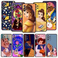 【Lao Zhang Fashion Cosplay】ดิสนีย์บิวตี้แอนด์บีเคสโทรศัพท์สต์สำหรับ Samsung Galaxy A51 A53 A71 A21S A12 A11 A31 A41 A01 A03s ฝา A73 A13 5กรัม