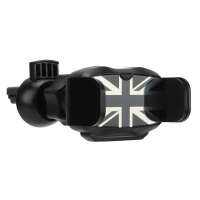 Air Vent Phone Mount Flexible Car Phone Holder Firm Gray Beige Union Jack High Strength Electric Anti Deformation for Auto