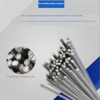 10PCS Low Temperature Fusible Aluminum Welding Rod with Cored Wire 1.6/2mm for Welding Aluminum Without Solder Powder Hand Tool Parts  Accessories