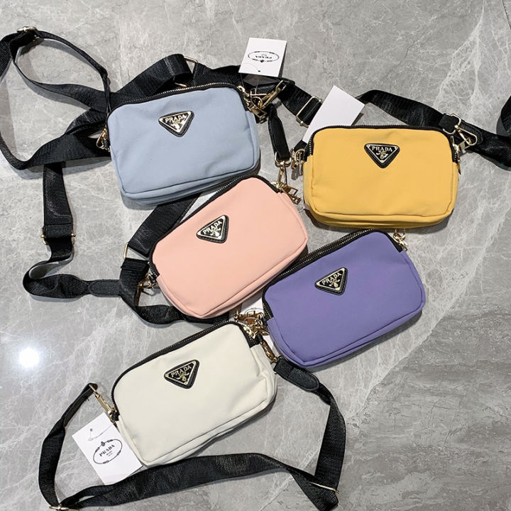 prada-แท้-100-กระเป๋าสะพายข้าง-prada-3-zipper-mini-crossbody-พร้อมกล่อง-มี6สี