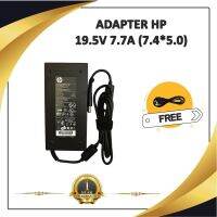 ADAPTER NOTEBOOK HP 19.5V 7.7A (7.4*5.0) / อะแดปเตอร์เอชพี + แถมสายไฟ