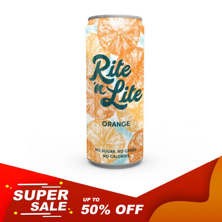 Rite ‘n Lite Orange 250ml Healthy Drink Zero Sugar KETO Friendly