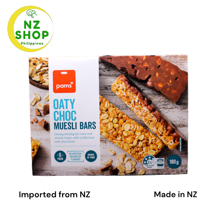 Pams Muesli Bar Oaty Choc 180g (6 bars) Lazada PH