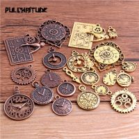 10ชิ้นวินเทจโลหะสังกะสีผสมสี่นาฬิกาจี้เสน่ห์นาฬิกา Steampunk สำหรับการทำเครื่องประดับ Diy