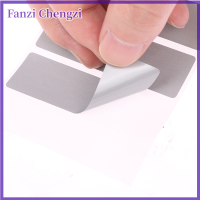 Fanzi สติกเกอร์เคลือบฟิล์มสำหรับเด็ก,ฟิล์มกันรอยทรงสี่เหลี่ยมผืนผ้า50ชิ้นฉลากแบบ DIY บัตรกำนัลแลกของรางวัล