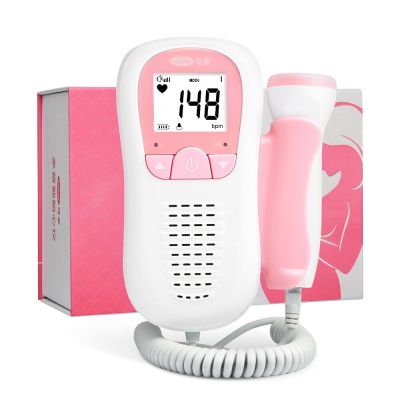 【Hot-Selling】 Cofoe การเคลื่อนไหวของตัวอ่อน Doppler Nonradiative เครื่องตรวจอัตราการเต้นของหัวใจทารกทารกในครรภ์ Ultrasound เครื่องตรวจจับในครัวเรือนกระเป๋าทารกตั้งครรภ์ Health Care