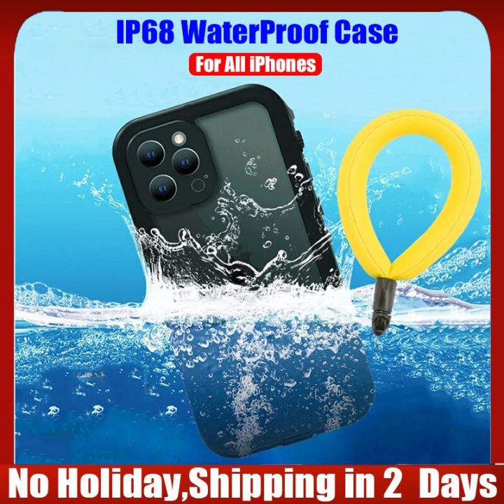 สินค้าใหม่ในสต็อก-redpepper-ปิดผนึกกรณีใต้น้ำสำหรับ-iphone-14-13-pro-max-มินิกันน้ำกันกระแทกดำน้ำปกคลุมสำหรับ-ip-hone-11-12-xs-xr-se3