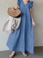 【YF】 New Style Womens Long Dress In Spring  Summer of 2023 Fashionable and Simple Korea Casual Elegant Robe A-LINE