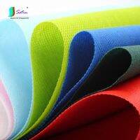 Wholesale Colorful Non-toxic Soft Polypropylene Non-woven Fabric DIY Backpack Cloth Dress Bag Dust-Proof Waterproof Fabric