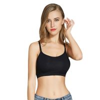 [NEW H] Women Seamless Bra Comfort Wireless Girls สบาย Wirefree สายสปาเก็ตตี้ Bras Breathable Active Bra