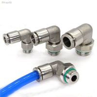 M5 M6 1/8 1/4 3/8 1/2 BSPP Male 4-16mm PU Tube Elbow Pneumatic 304 Stainless Push In Quick Connector Release Air Fitting