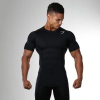 ❁☜❀  เสื้อยืด oversize แฟชั่นเกาหลี Gym Stringer T Shirt Top Men Gymshark Cut Male