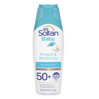 Boots Soltan Baby Protect Moisturise Suncare Lotion Uv B Very High Spf 50 + บู๊ทส์ โซลแทน เบบี้ โพรเท็ค แอนด์ มอยส์เจอร์ไรซ์ ซันแคร์ โลชั่น ยูวีบี เวรี่ ไฮ เอสพีเอฟ 50 + 200 Ml