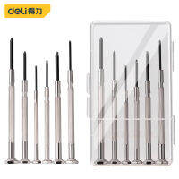 ① Set 6Pcs Precisie Mini Dollset Met Ingelaste Phillips Bits Voor Klok Horloge Bril Зreparatie Tools