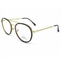 แว่นตาเกาหลี Fashion Korea แว่นตา รุ่น D-1656 กรอบแว่นตา Eyeglass frame ( สำหรับตัดเลนส์ ) ทรงสปอร์ต วัสดุ สแตนเลสสตีล หรือเหล็กกล้าไร้สนิม Stainless Steel ขาข้อต่อ Spectacles EyewearTop Glasses