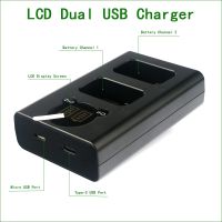 ZZOOI DMW-BLC12 BLC12 Dual USB Battery Charger for Panasonic BLC12E BLC12GK BLC12PP DMC-FZ200 FZ300 FZ1000 II FZ2500 GX8 GH2 DC-G95