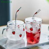 ♦▥✑ Glass Strawberry Cup Lid