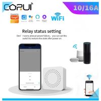 CORUI Tuya WiFi Mini Smart Switch 10/16A 2 Way Control Smart Home Automation Module Work With Alexa Google Home Alice Smart Life